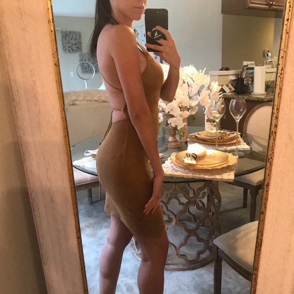 NEW suede dress - Picture 3 of 3